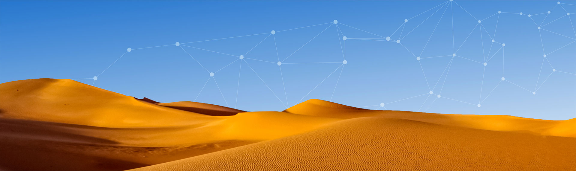 Wüste, Verbindungs-Netzwerk im Himmel